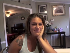 European Amateur Slut Sucks On A Big Black Cock