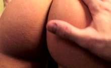 Small Tit Brunette Banged On The Floor