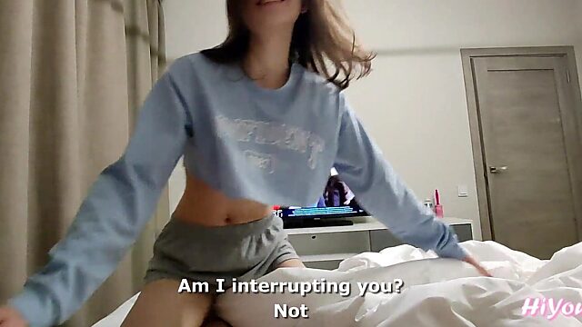 Hot Stepsis Won’t Let Me Chill And Watch Fucking TV POV