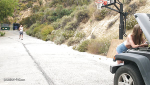 Romantic American Girlfriend Ashley Red Is A Good Blowjob Expert