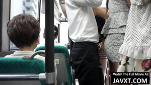 Horny Asian Babe Pounding On The Bus   Asian
