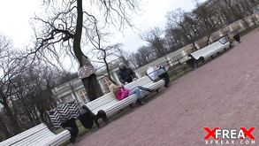 Elated Blonde Babe Gets Nailed In All Holes