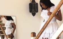 Ebony Teen Reveals Her Sweet Dark Pussy