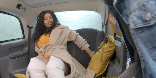 Extremely Busty Thayana Babyy Titty Fucked By Hung Taxi Driver