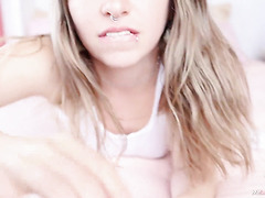 Blue Eyed Amateur Films Sex Vlog With Creampie Fuck