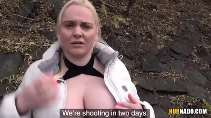 Full Bosomed Blonde Jordan Pryce Is Tit Fucked Before Having Sex