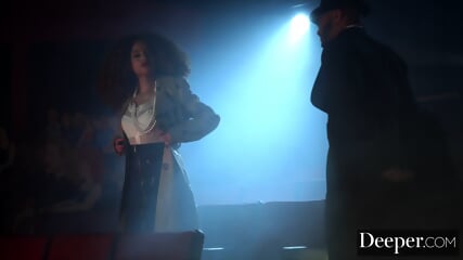 Deeper. Cecilia Sucks Stranger's Cock While BF Watches