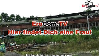 Amateur German MILF Fucked Outdoor