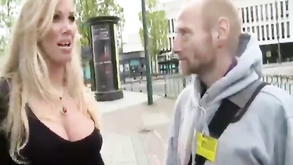 Busty British Porn Actress Fucks Random Amateurs