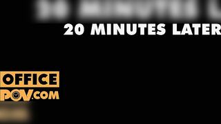 OfficePOV   Cock Whore Linda Leclaire Needs Double Dick At The Office On PornHD