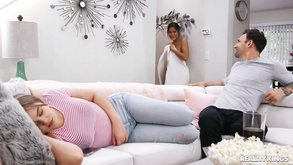 Kiara Seduces Scott While His Gf Is Sleeping Only A Few Feet Away