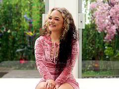 Kiki Enjoys While Sucking A Big Black Cock In HD POV Video