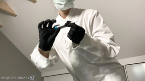 Nurse In Red Lingerie And Nude Stockings Big Red