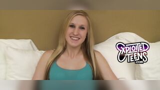 Very Nervous 18 Yr Old Teen  Stars In Her Very First Porn