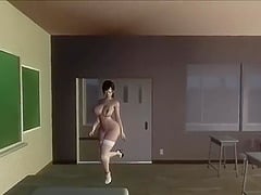 Brunette Teacher With Big Tits And Big Ass Teaching Lessons In The Classroom