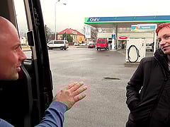 Skinny Girl Joker Enjoys Banging With A Stranger In The Car