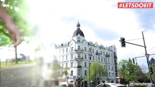 Horny Hostel: Noisy Russian Teen With Big Tits Fucks The Security Guard On PornHD