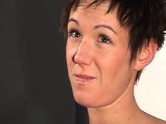 Shorthair Euro Girl Masturbates To Orgasm