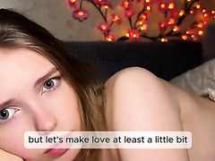 New Year Pussy Fix: Cute Russian GF Begs For More Sex