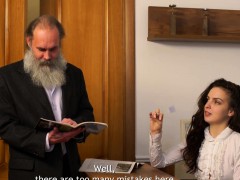 Tricky Old Teacher   Old Teacher With Her Beautiful Milana