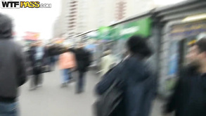 Raunchy Russian Pickup Darkhaired