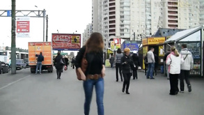 Raunchy Russian Pickup Darkhaired