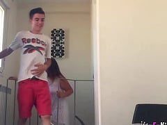 Fat Chick Opens Her Legs For A Hunk’s Massive Member