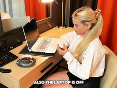 Russian Blonde Teen POV Blowjob With Big Ass