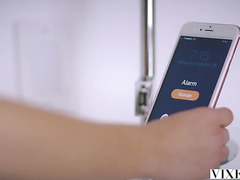 Two Gorgeous Blonde Babes Team Up To Fuck With Their Friend With Big Cock