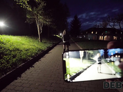 Slim Blonde Gal Fibi Euro Resorts To Her Slutty Skills To Make The Debt Collector Leave Her In Peace