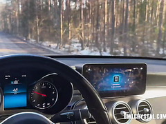 Tinder Date Finishes With Oral Creampie In The Car   Russian Amateur