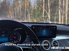 Tinder Date Finishes With Oral Creampie In The Car   Russian Amateur