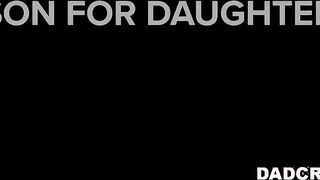 Daughter Gives Her Dad A First Class Blowjob, And She Swallows!