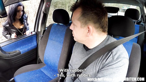 Hot Teen Whore Banged In Car