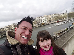 A Guy Picks Up Luna Rival Near Eiffel Tower And Fucks Her French Hole