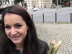 Public Pulled Euro Persuaded To Fuck For Cash