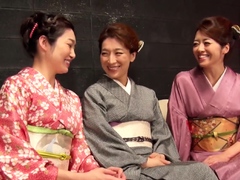 Japanese Traditional Kimono Orgy With Maki Hojo And Friends