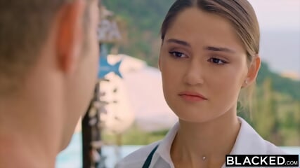 BLACKED BBC Hungry Kaisa & Eveline Seduce Hotel Employee