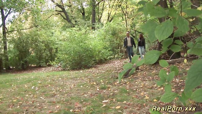 German Stepmom Picked Up For Outdoor Sex