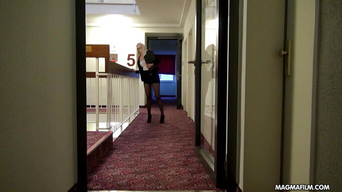 Magma Film Busty Blonde German Babe Gets Cock By Surprise