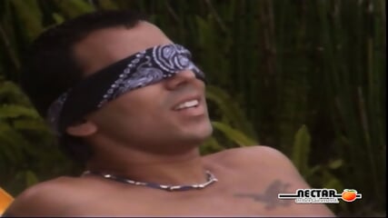 Wonderful Blonde Cheating On Her Husband With The Pool Boy, She Saw The Bulge In His Shorts And Couldn't Resist!