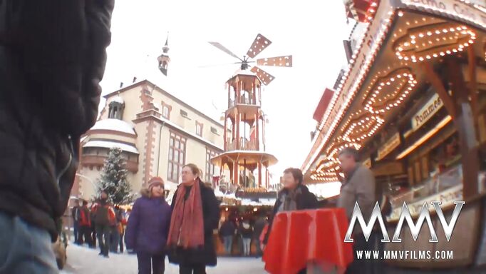 Young German Teen Warming Up For Xmas