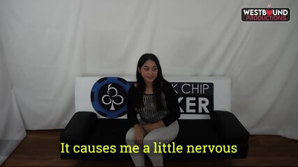 Curvy Latina Masturbates With Big Dildos On Casting Couch