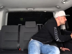 TakeVan   Sandra Blonde Takes Ride On A Dick To Avoid P