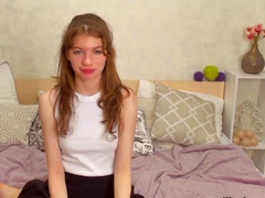 Slim European Babe Masturbates