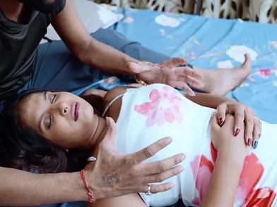 Hubby Woos Indian Wife To Drink His Stream After Blowing And Funbag Drilling Him With His Good Sized Man Meat