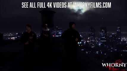 WHORNYFILMS Batman Rescues Two Hotties Thirsty For A Threesome
