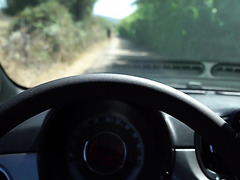 Hot Babe With Great Butt And Braided Haircut Gets Fucked Inside Of The Car And Then Outside