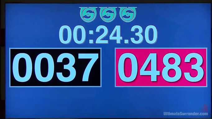 Teen Lesbians Wrestles To Win The Victory Fuck