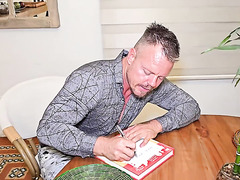 Curvy Fat Assed Latina Teacher Of Spanish Has Fun With A German Student During Their Private Classes